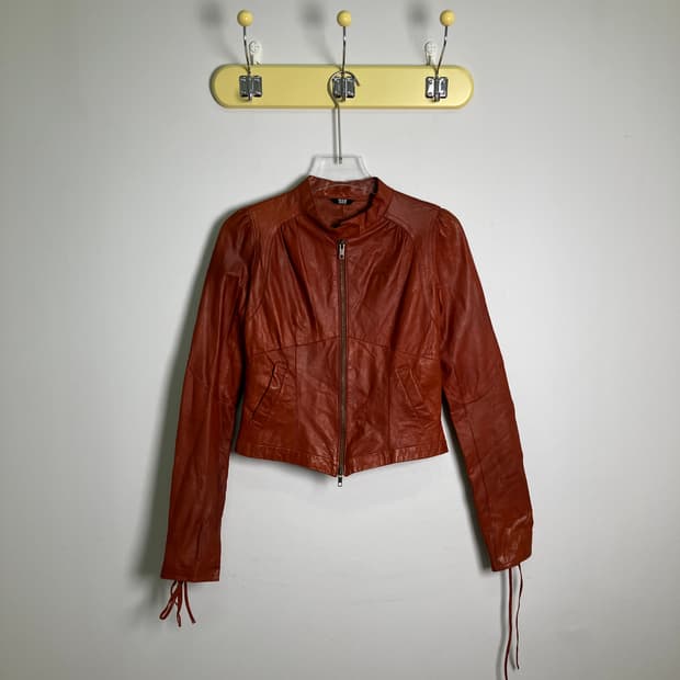 SLY 슬라이 램스킨 레더 자켓