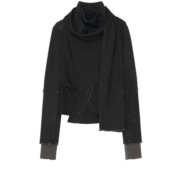 Harteordem asym scarf jacket 2size