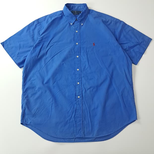 CJ757 XL 폴로 블레이크핏 90s 아쿠아블루 반팔 셔츠 남방