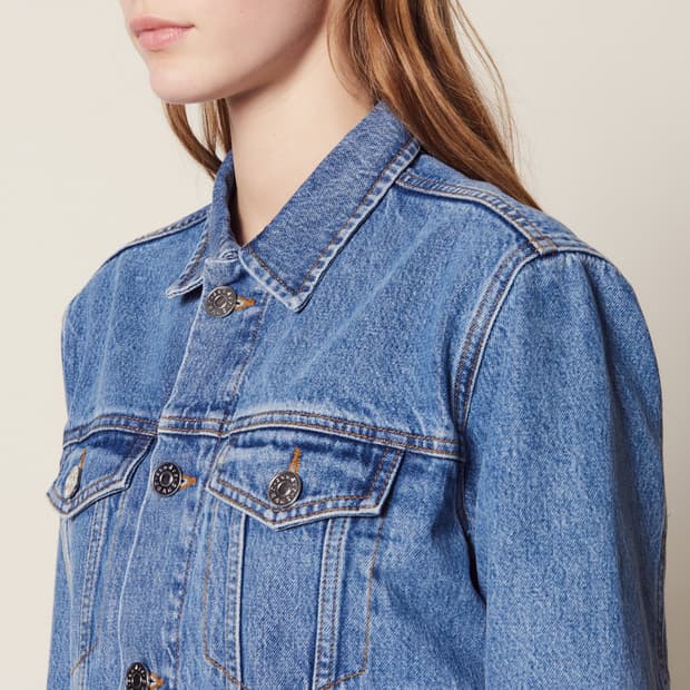 sandro 산드로 데님 자켓