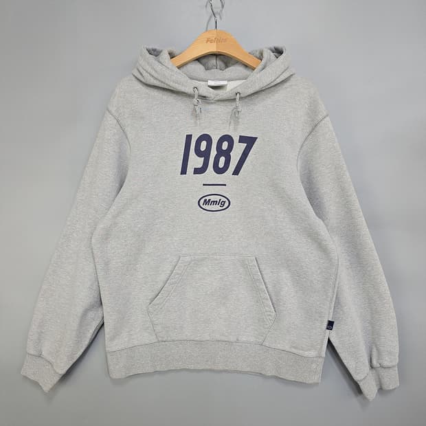 엠엠엘지(Mmlg) 1987 로고 후드티 그레이 S