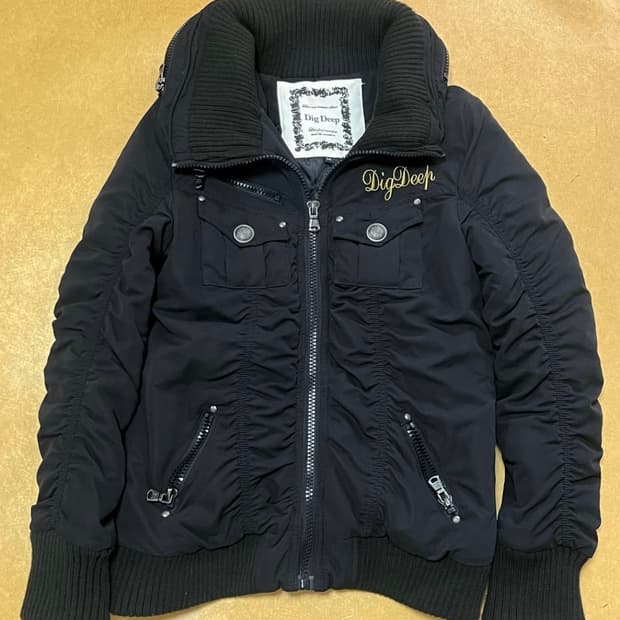 Dig deep 셔링 자켓