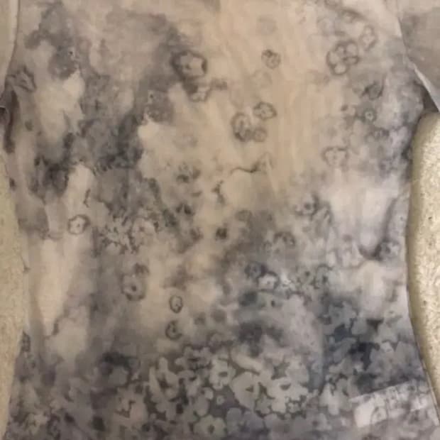 로우클래식 플라워 시스루 롱슬리브 빈티지