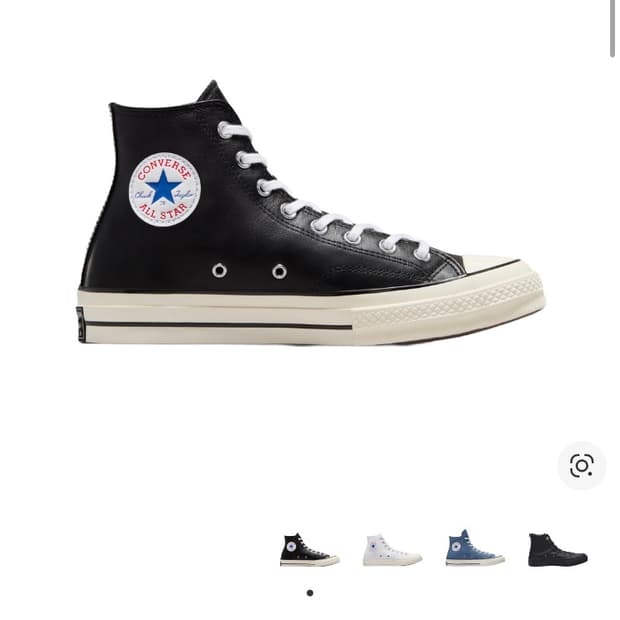 270 컨버스 척 70 레더 블랙