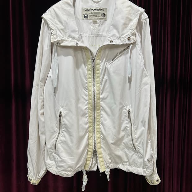 DIESEL INDUSTRY WHITE JACKET