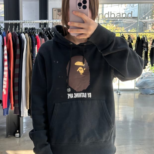 베이프 빅사루 풀오버 후드티