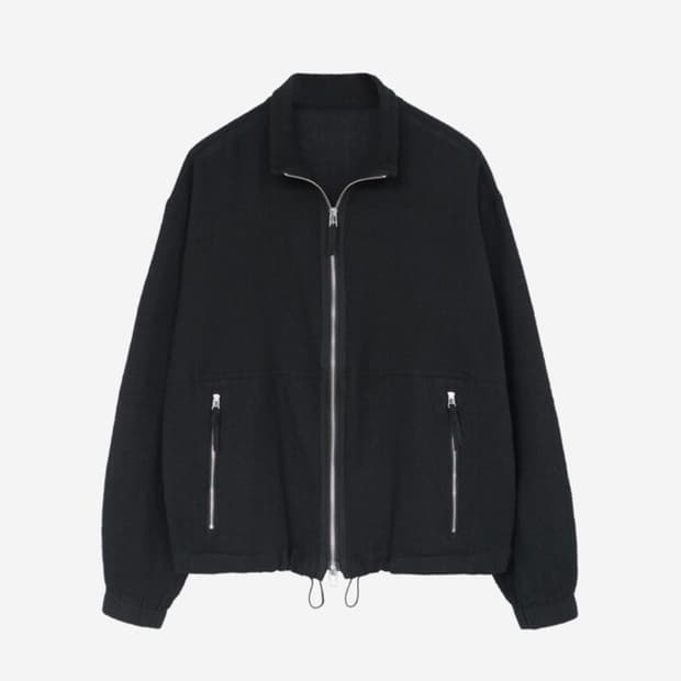 폴리테루 보일드 울 트랙자켓