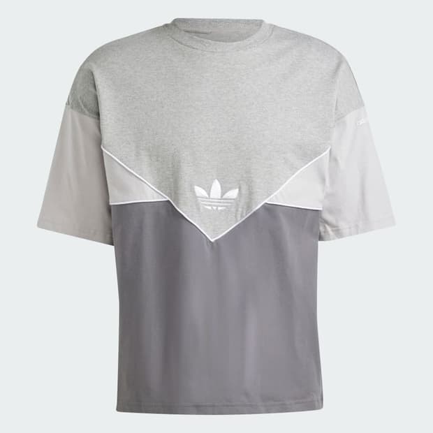 XL 아디다스 아디컬러 불꽃 오버핏 반팔티