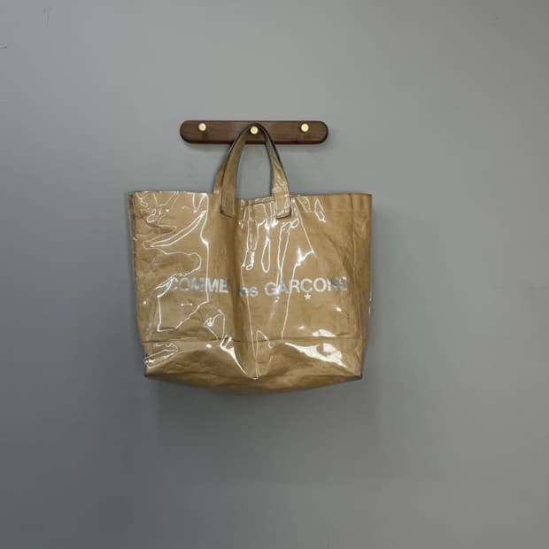 꼼데가르송 PVC 페이퍼 쇼퍼백