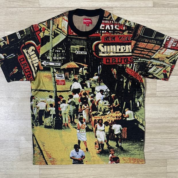 supreme street scene t shirt