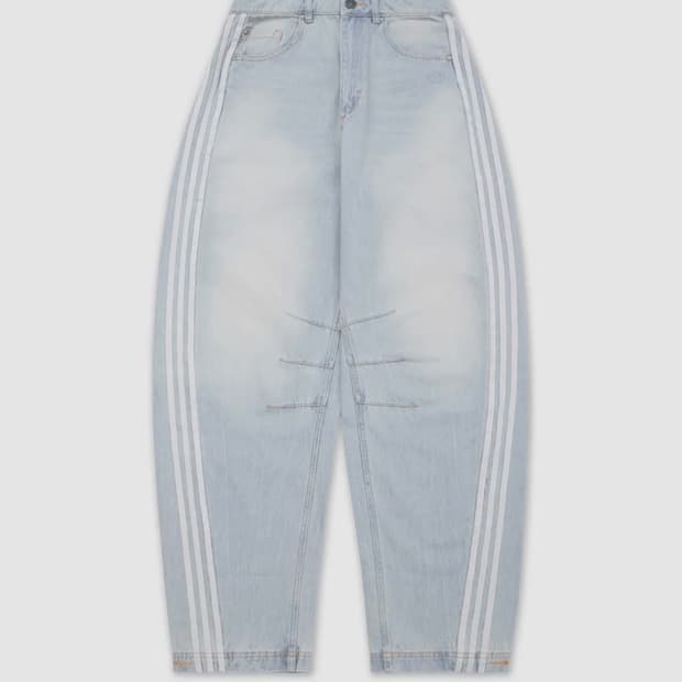 아디다스 아딜레늄3 바나나 워시드 데님 팬츠