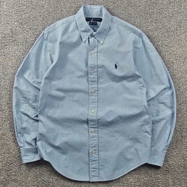 폴로랄프로렌 커스텀핏 깅엄 체크 패턴 셔츠 ( M추정 ) / 11083 