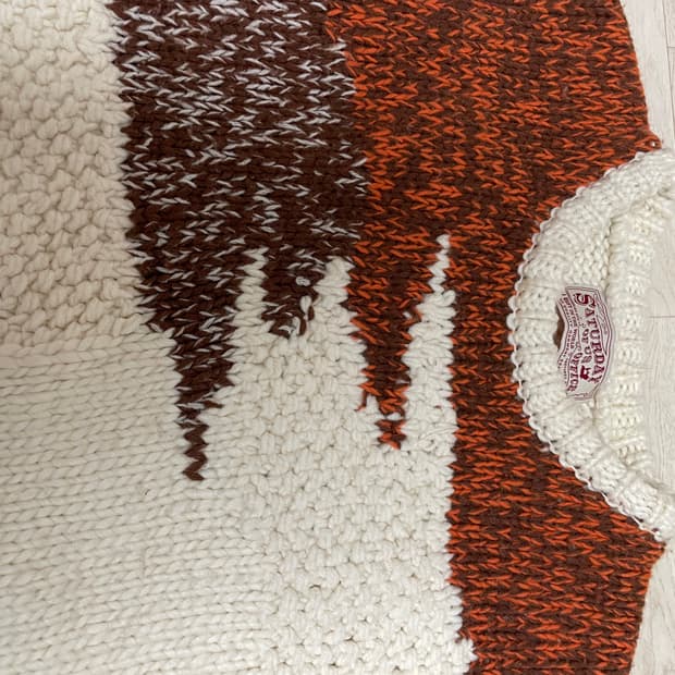 Stu 핸드메이드 니트 os