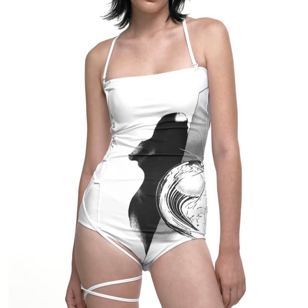  NACHE COSMIC SWIM SUIT WHITE