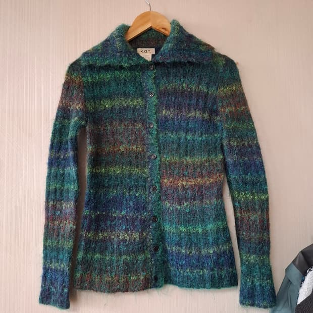 일본빈티지 k.a.t. 모헤어 가디건