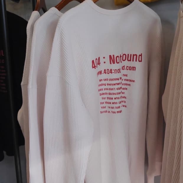 404 vintage waffle long sleeve