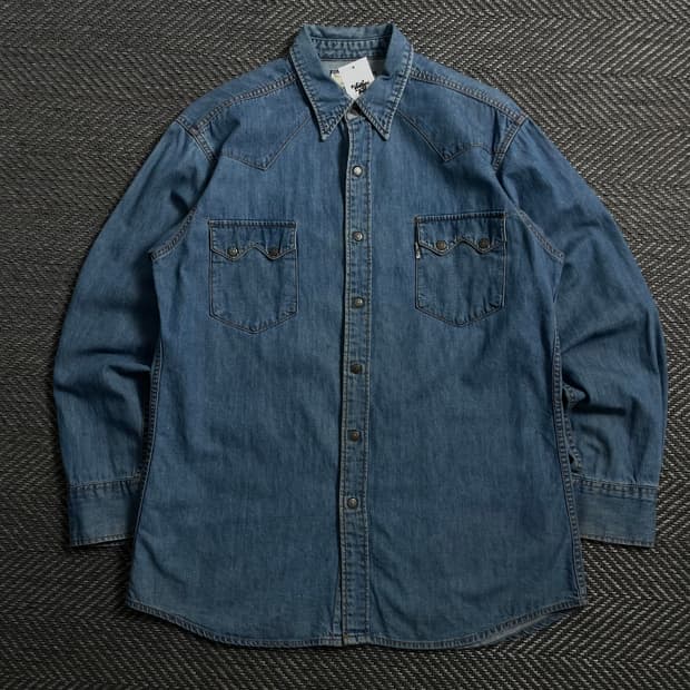 리바이스 오리지날 빅E 웨스턴 데님 셔츠o 4100