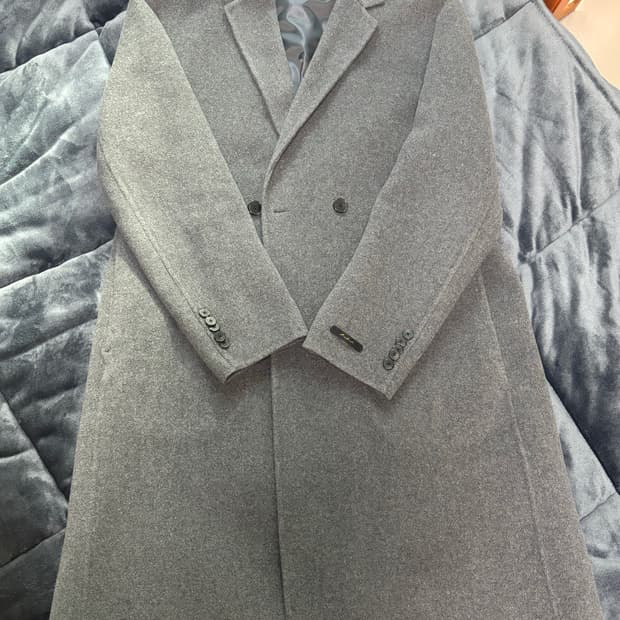 질스튜어트뉴욕 더블코트 차콜 M