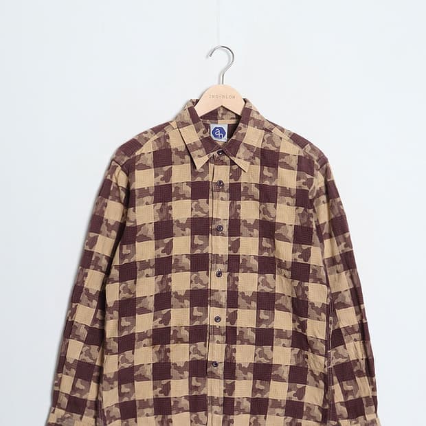 ABAHOUSE Check&Camo Shirts