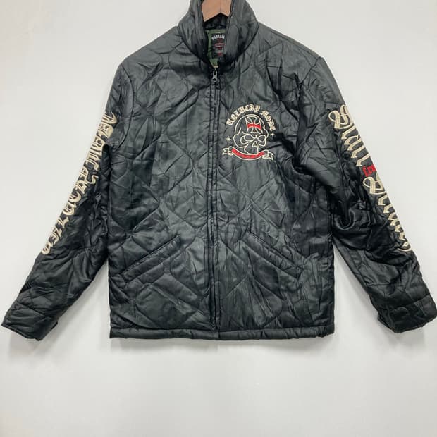 빈티지 퀄팅 패딩