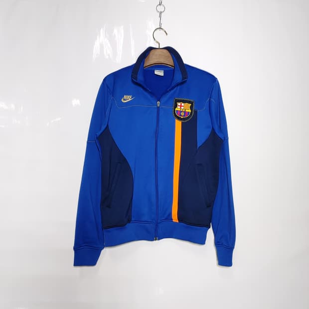 NIKE 나이키 FC바로셀로나 블루 져지자켓