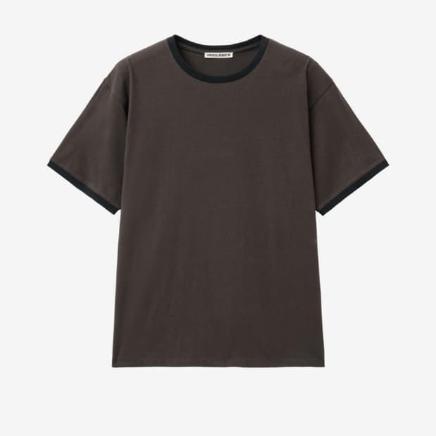 인사일런스 링거 티셔츠 BROWN M사이즈