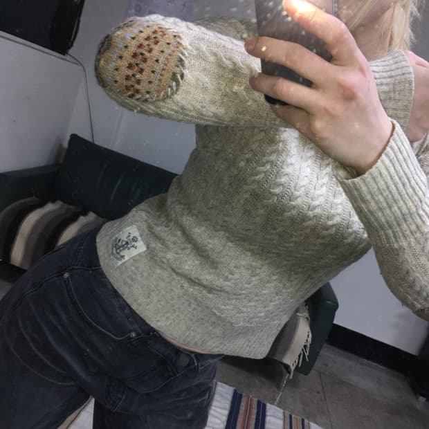 투티/0125 폴로 진스 꽈배기 니트 랄프로렌 빈티지 스웨터