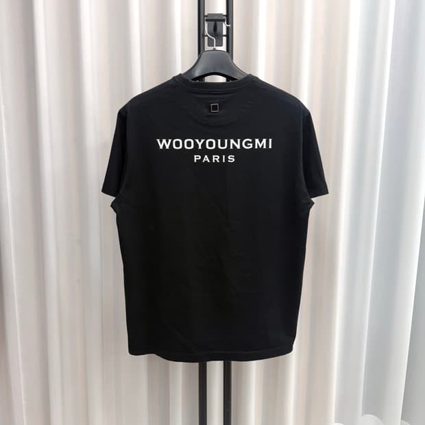 [48] 우영미 백로고 반팔 티셔츠 블랙