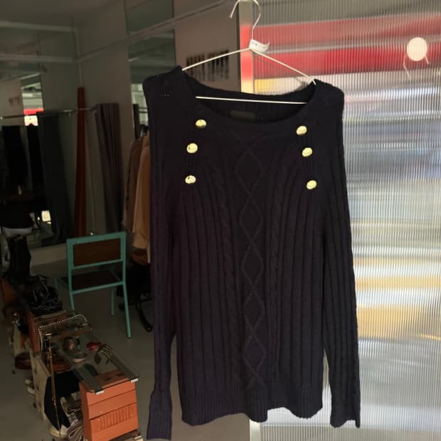 hkworkslondon 금장 니트 