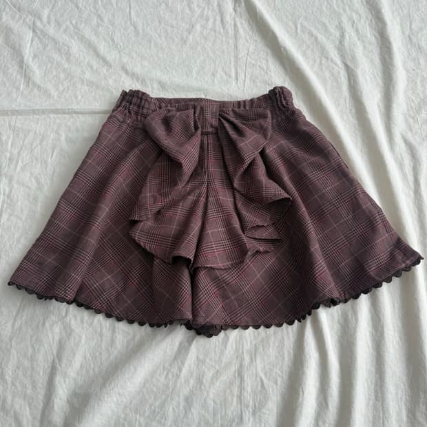 메조피아노 갸루 로걀 리본 포인트 숏팬츠