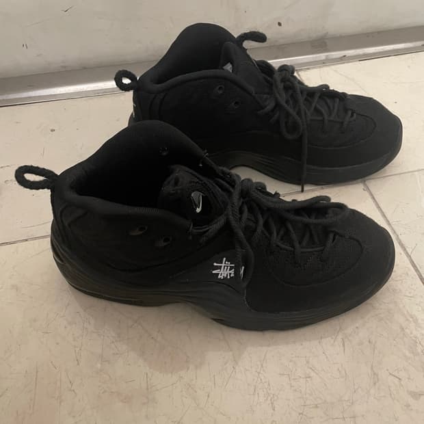 나이키 x 스투시 에어 페니 2 블랙