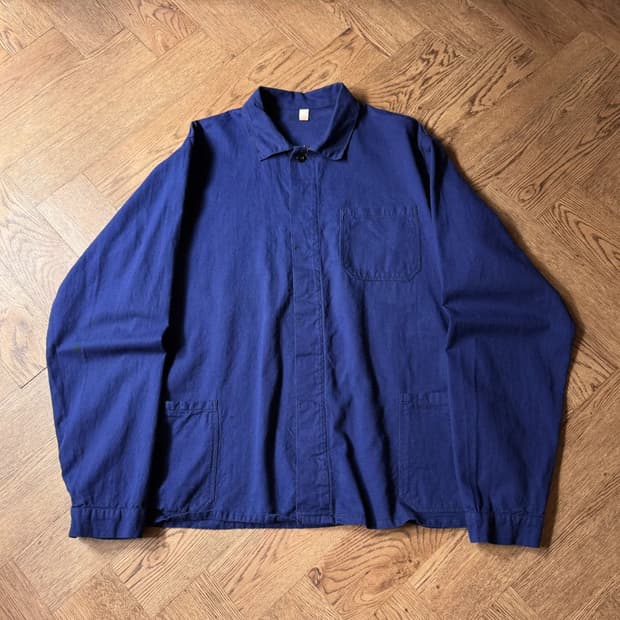 [L]빈티지 네이비 프렌치 워크자켓