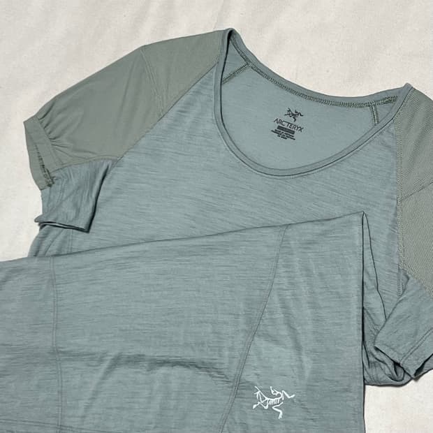 여성용 아크테릭스 이오니아 메리노울 반팔 티셔츠