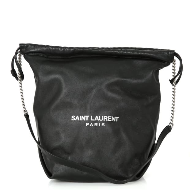 생로랑 테디 버킷 숄더백 드로스트링 체인크로스 538447