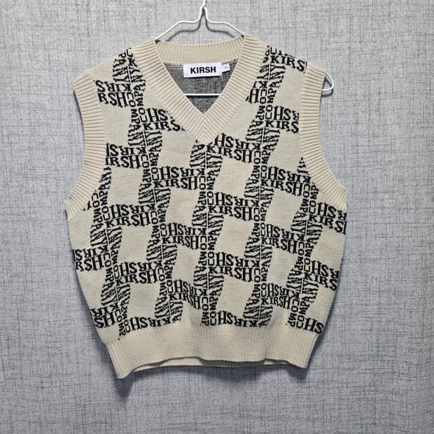 키르시 여성 시어 니트 베스트 