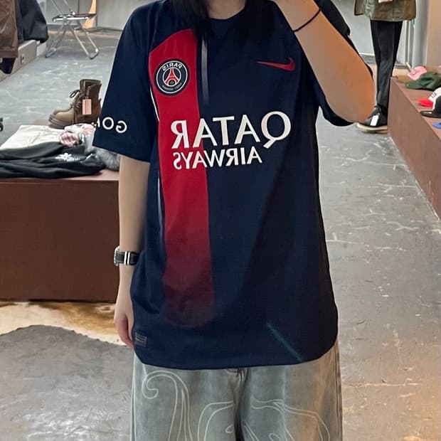 파리 생제르맹 PSG 나이키 홈 스타디움 이강인 유니폼 반팔 H1694