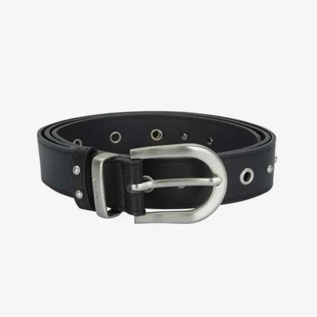 애즈온 벨트 twins eyelet belt 블랙