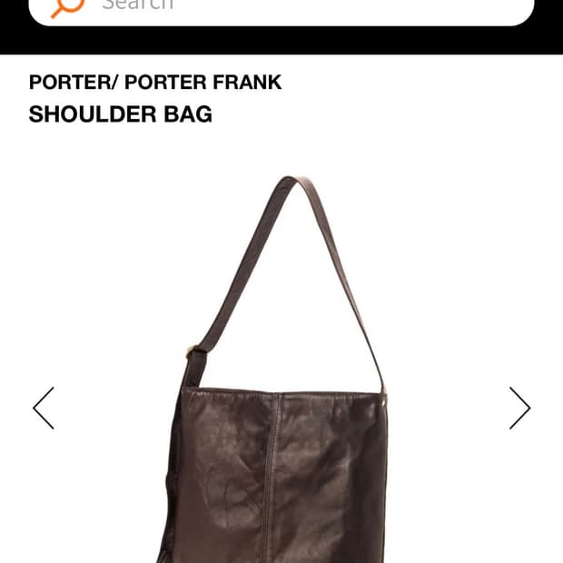 포터 프랭크 말가죽 숄더백 198-01309PT50