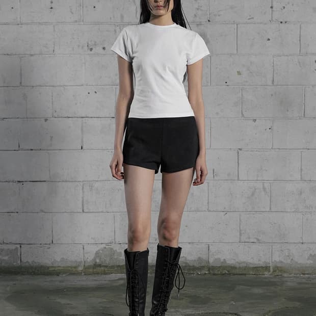 보헤미안서울 베이직 라운드 넥 화이트