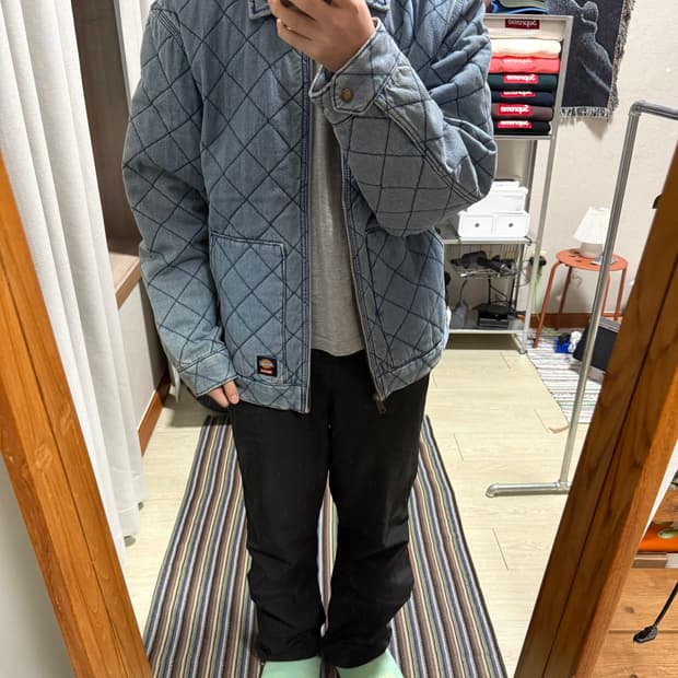 슈프림 디키즈 퀼팅 데님 자켓