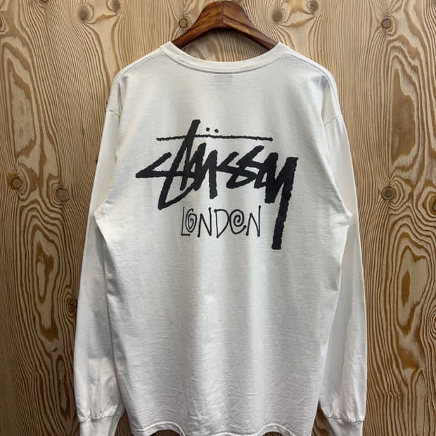 스투시 런던 롱슬리브