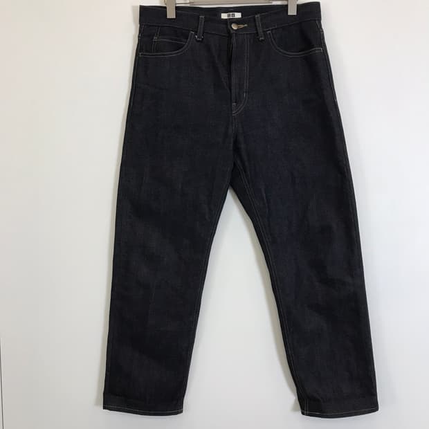 유니클로U 레귤러핏 스트레이트 셀비지 데님 [32인치]