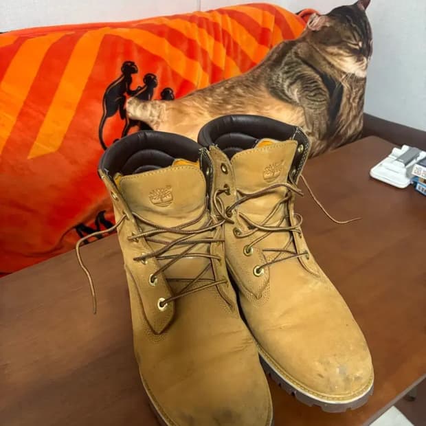 팀버랜드 옐로우 워커 부츠