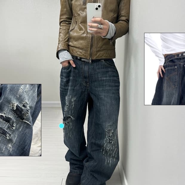 And z 램스킨 레더자켓 L