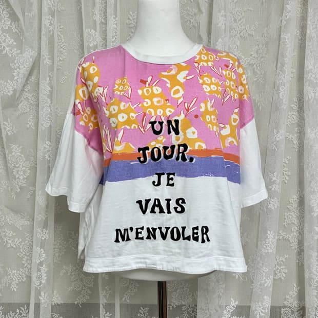 82-94-160) 오즈세컨 오버핏 그래픽 티셔츠