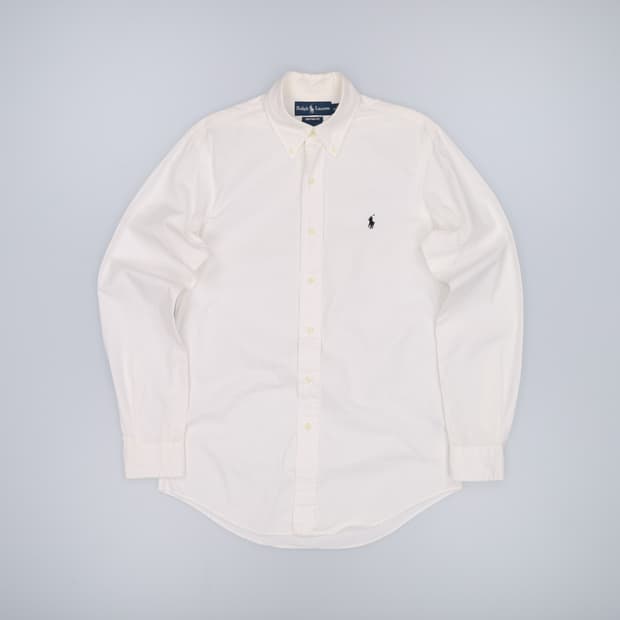S 폴로 랄프로렌 커스텀핏 화이트 셔츠 남방 4261