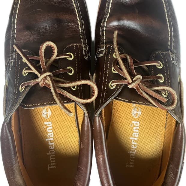 (275) 팀버랜드 레더 보트 슈즈
