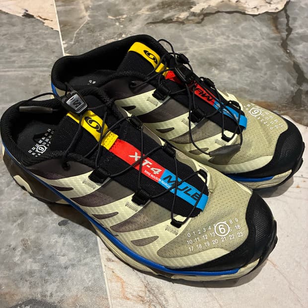 살로몬 x 마르지엘라 mm6 xt4 뮬