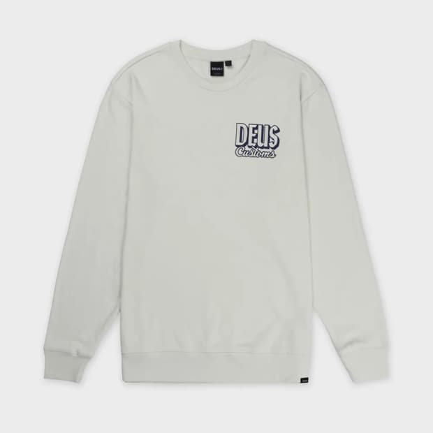 데우스 에버 신 맨투맨 - 빈티지 화이트