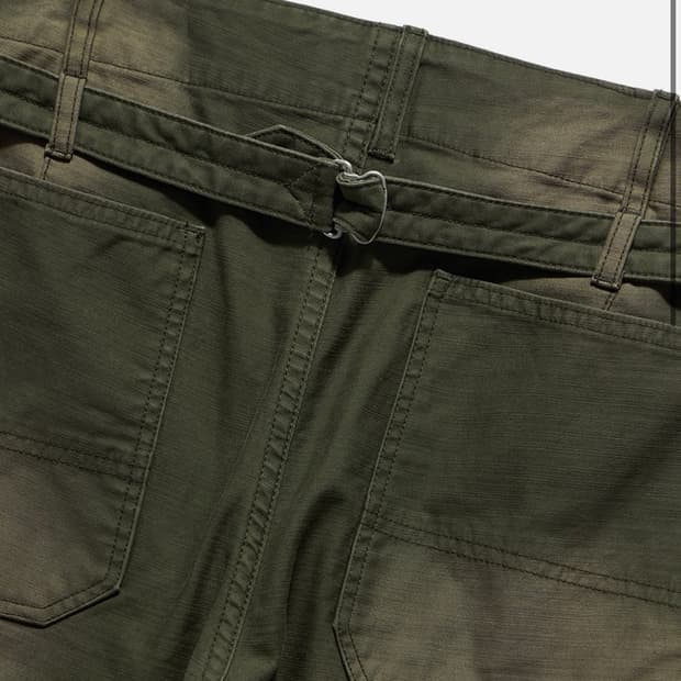 26SS 신치백 커브드팬츠 / VINTAGE OLIVE